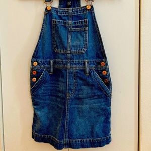 Gap size M denim overall dress